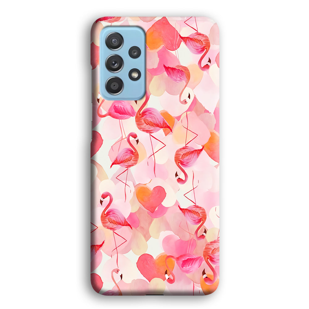 Beautiful Flamingo Art Samsung Galaxy A72 Case