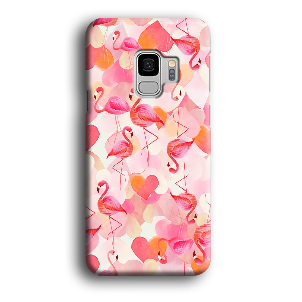 Beautiful Flamingo Art Samsung Galaxy S9 Case