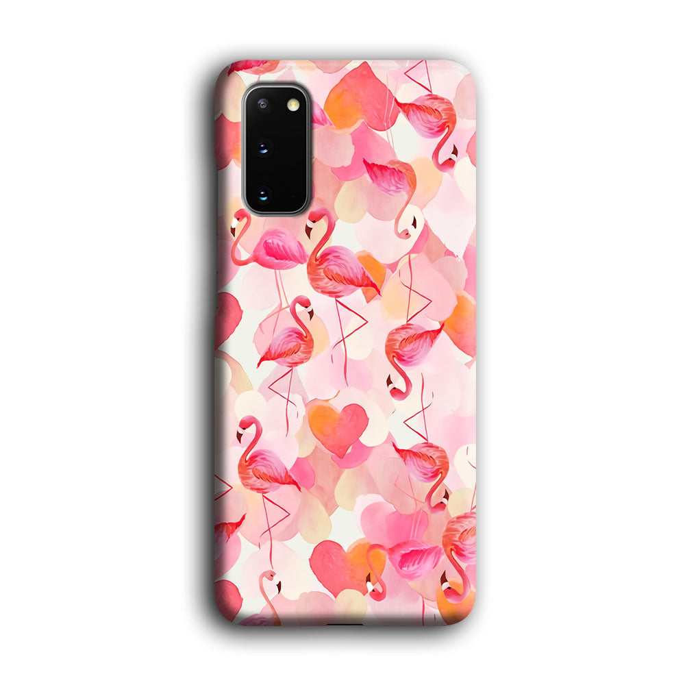 Beautiful Flamingo Art Samsung Galaxy S20 Case