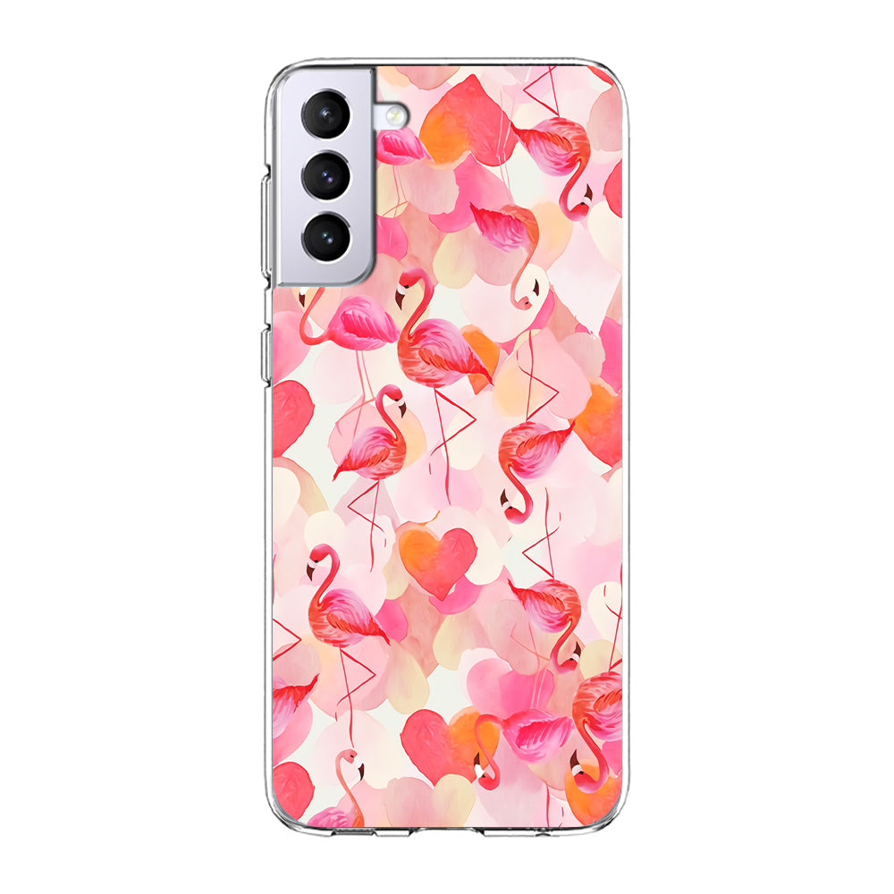 Beautiful Flamingo Art Samsung Galaxy S22 Case