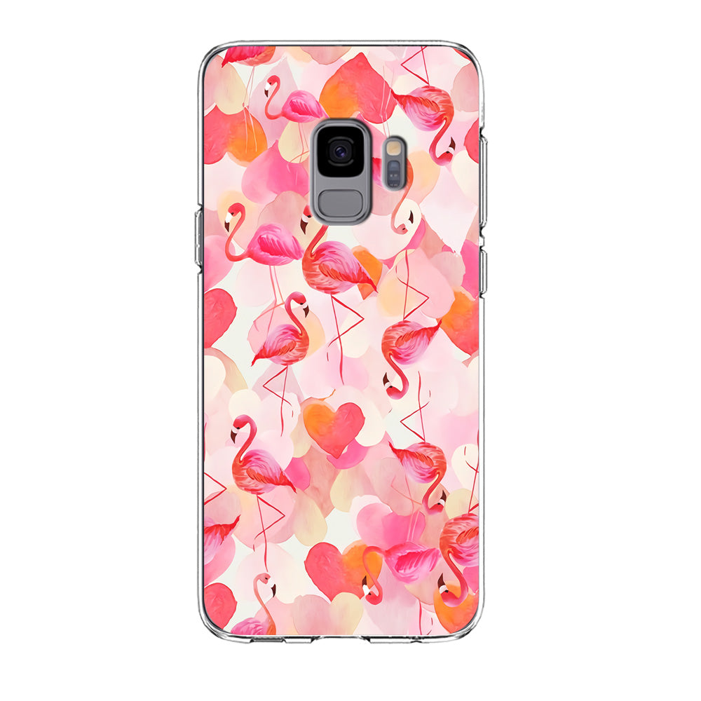 Beautiful Flamingo Art Samsung Galaxy S9 Case