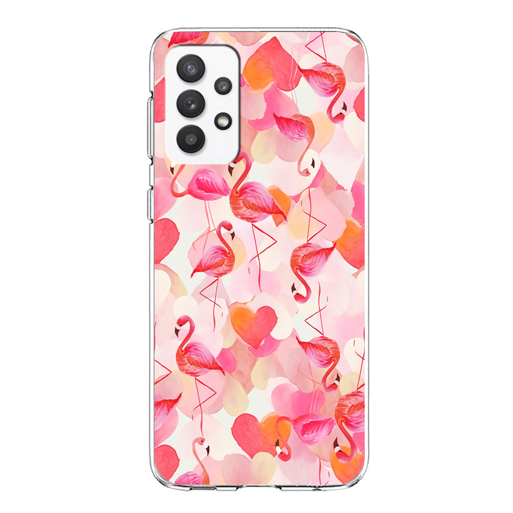 Beautiful Flamingo Art Samsung Galaxy A32 Case