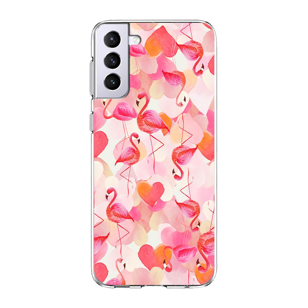 Beautiful Flamingo Art Samsung Galaxy S21 Case