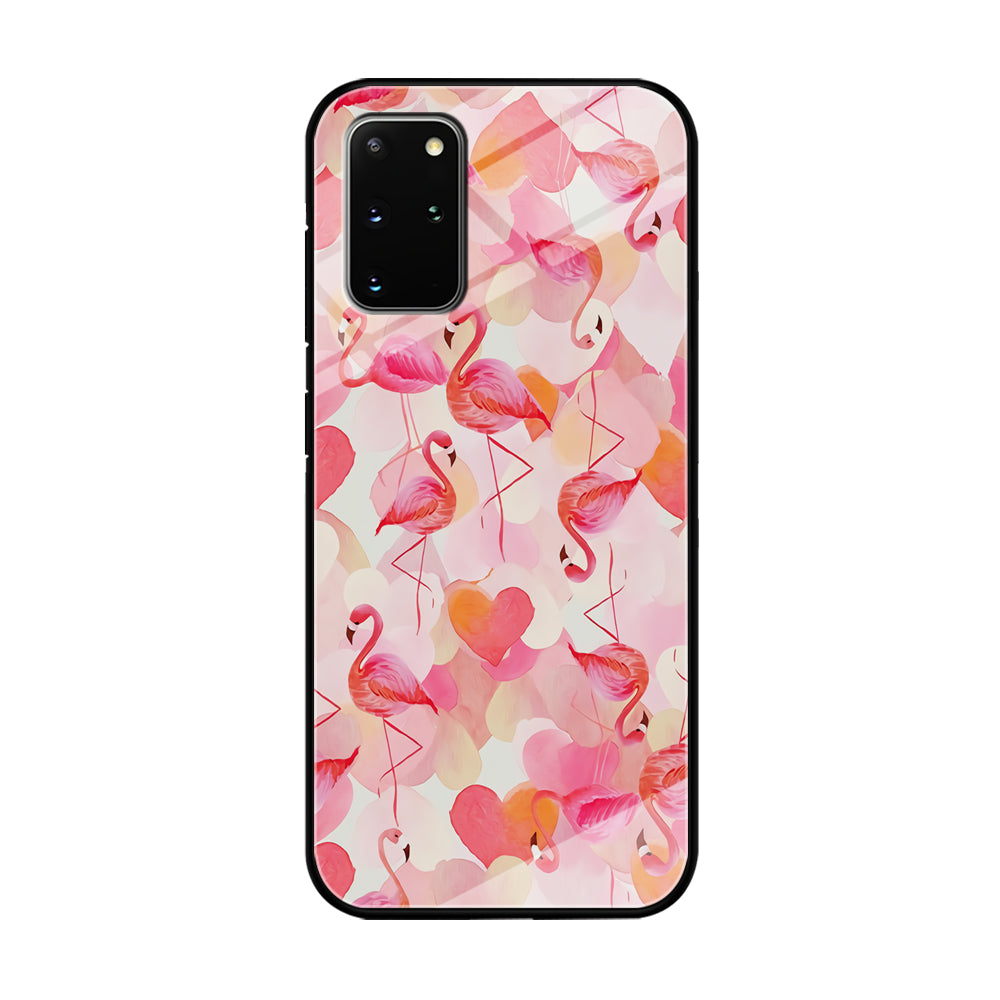 Beautiful Flamingo Art Samsung Galaxy S20 Plus Case