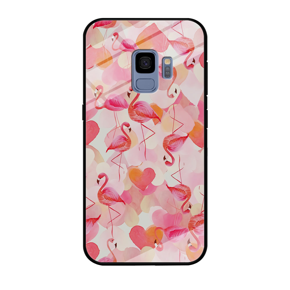 Beautiful Flamingo Art Samsung Galaxy S9 Case