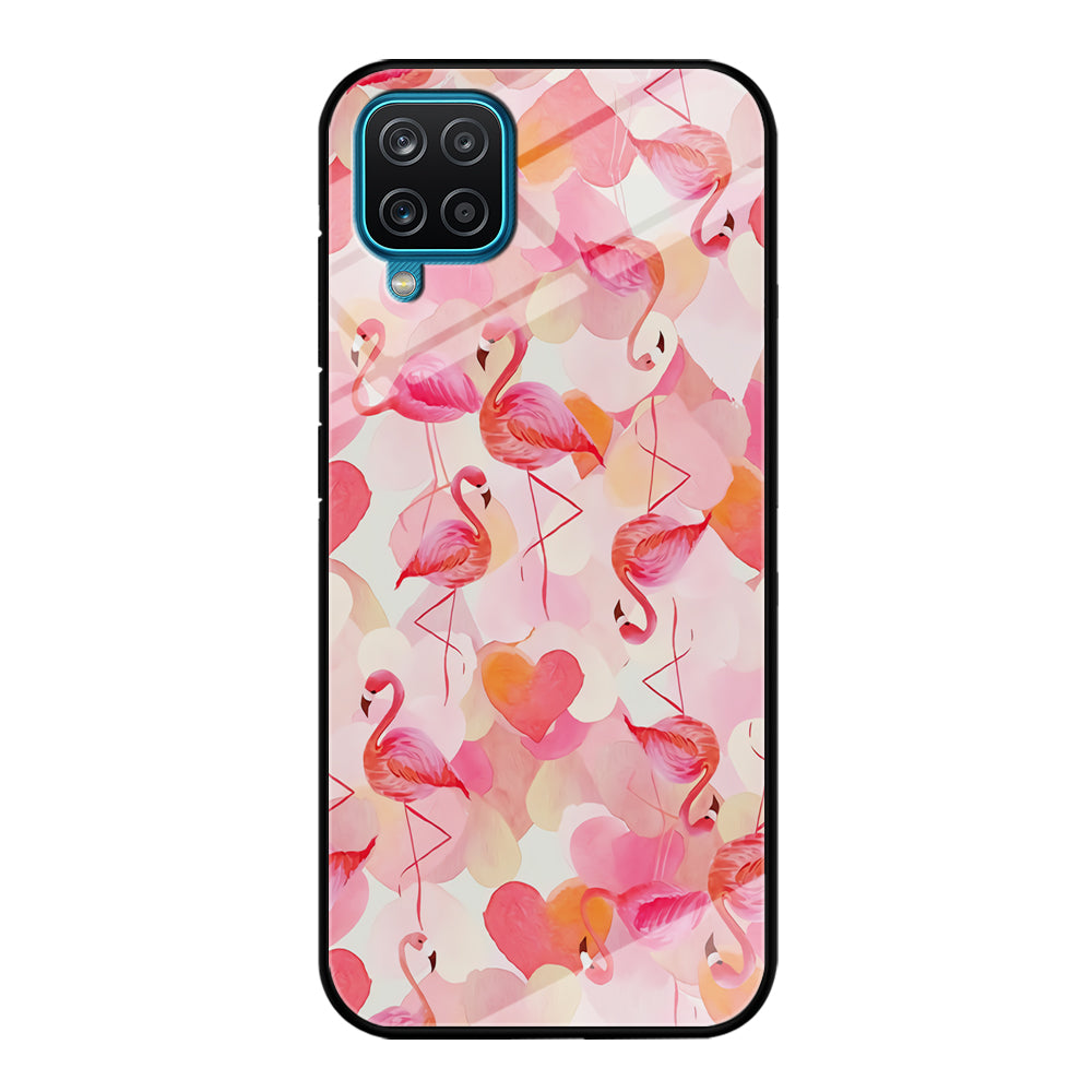 Beautiful Flamingo Art Samsung Galaxy A12 Case