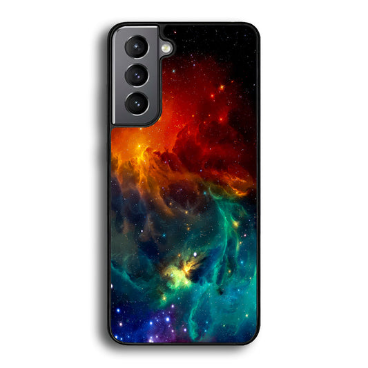 Beautiful Space Colorful 001 Samsung Galaxy A16 Case-Phone Case-Rubber Black (2D Case)-Altracase