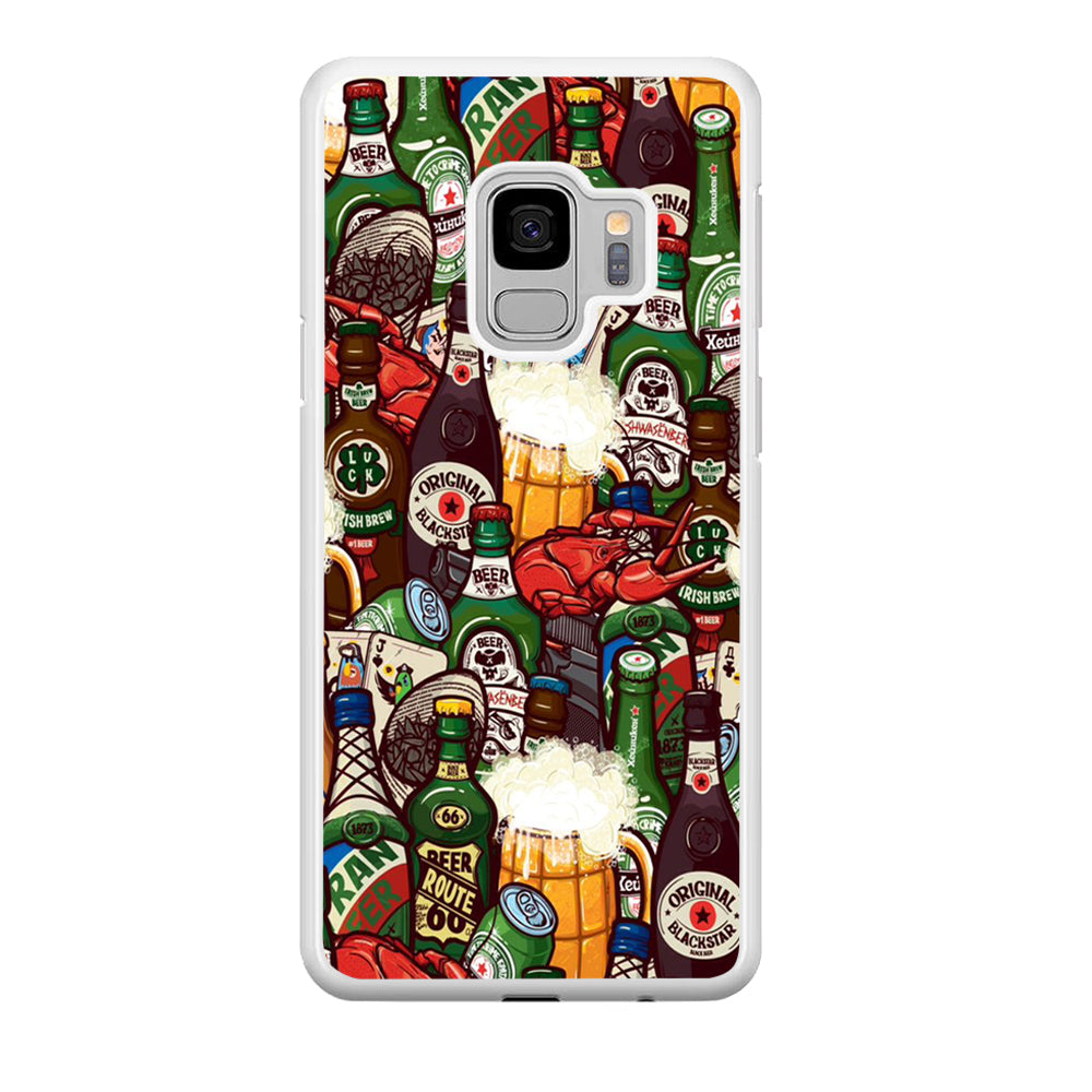 Beer Bottle Art Samsung Galaxy S9 Case