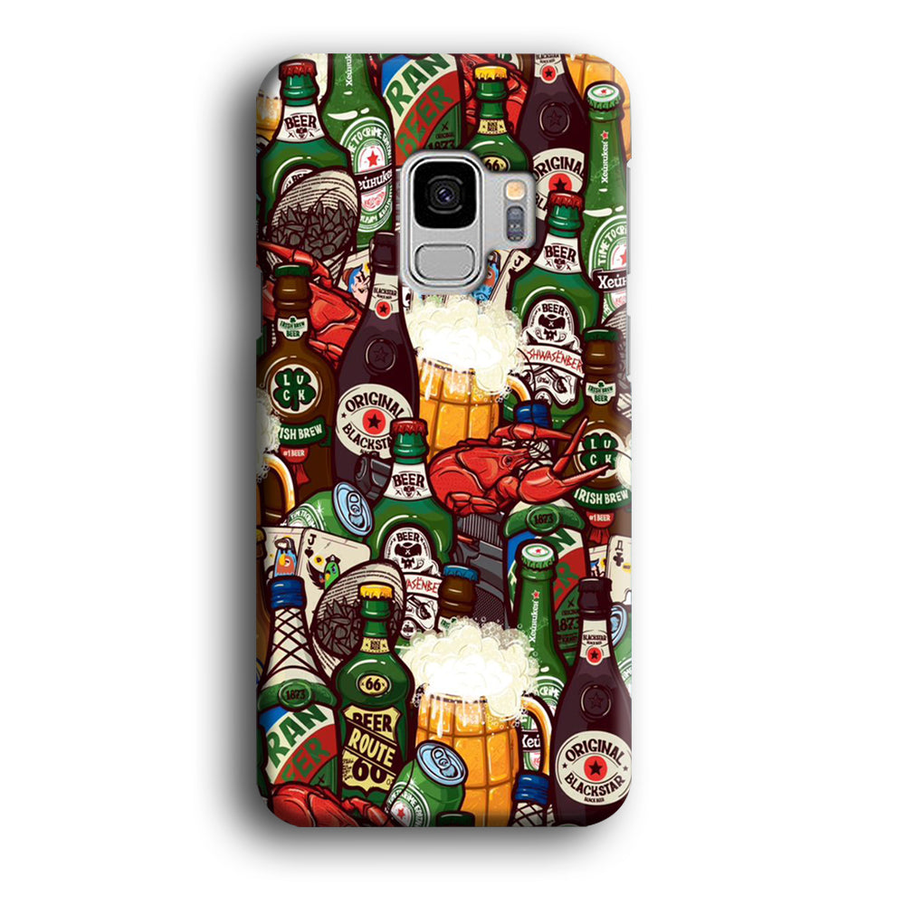 Beer Bottle Art Samsung Galaxy S9 Case