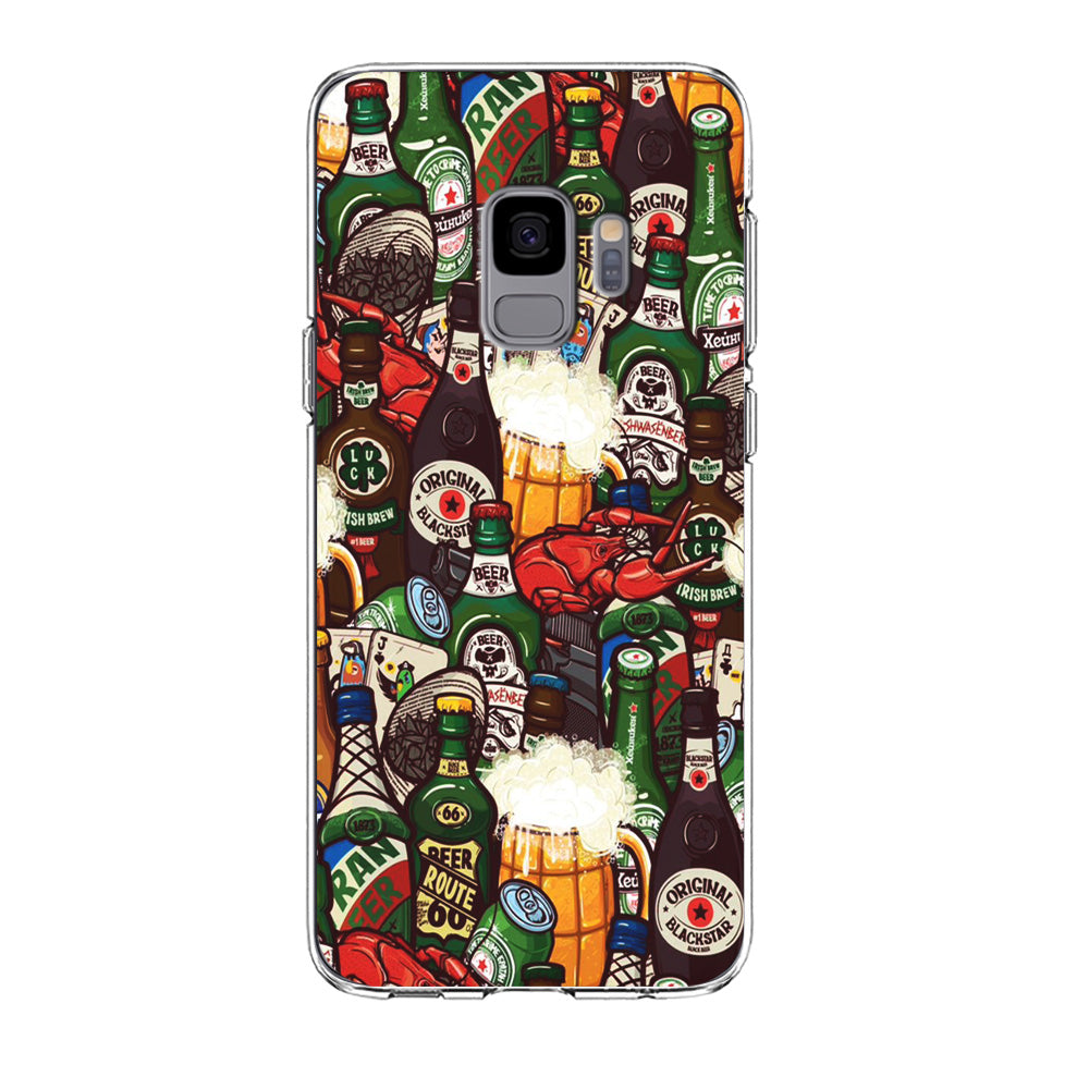 Beer Bottle Art Samsung Galaxy S9 Case