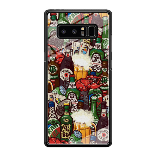 Beer Bottle Art Samsung Galaxy Note 8 Case