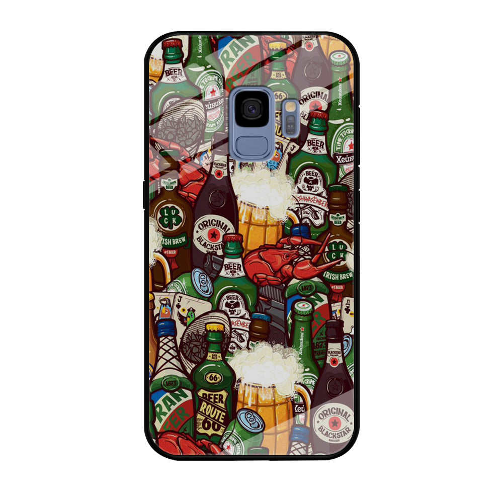 Beer Bottle Art Samsung Galaxy S9 Case