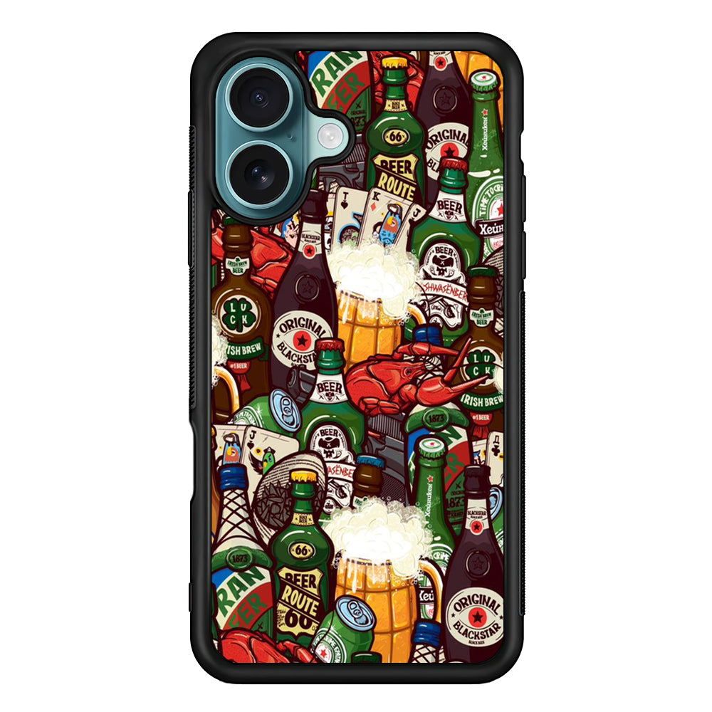 Beer Bottle Art iPhone 16 Plus Case - Altracase