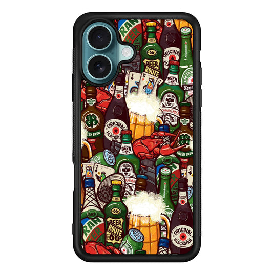 Beer Bottle Art iPhone 16 Plus Case - Altracase