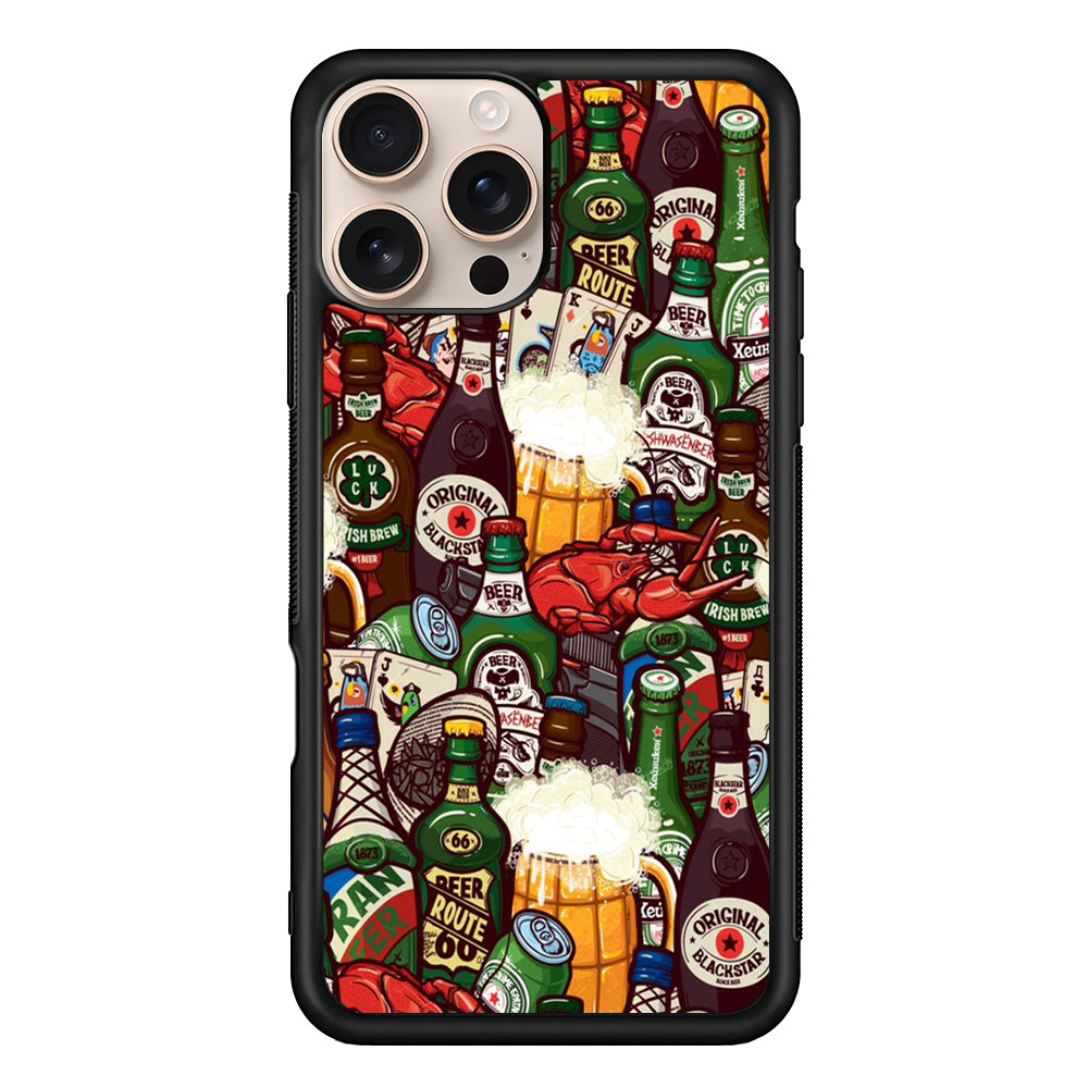Beer Bottle Art iPhone 16 Pro Case - Altracase