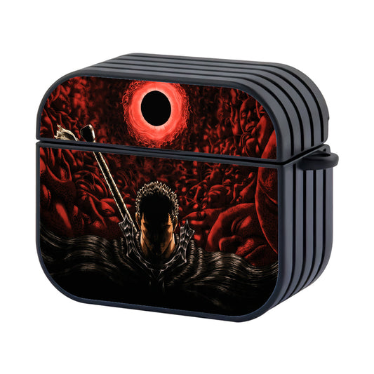 Berserk Guts Blood Moon Hard Plastic Case Cover For Apple AirPods 4 - AirPod Case - Altracase