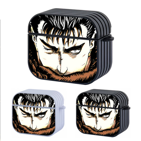 Berserk Guts Face Hard Plastic Case Cover For Apple Airpods 3
