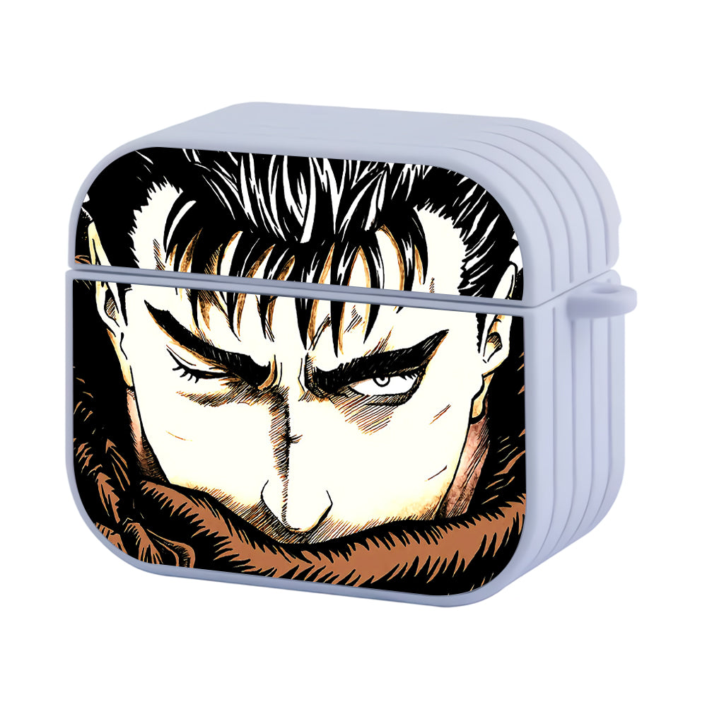 Berserk Guts Face Hard Plastic Case Cover For Apple Airpods 3