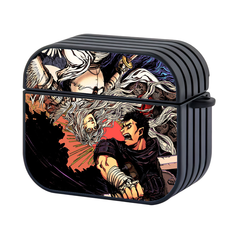 Berserk Guts and Griffith Hard Plastic Case Cover For Apple Airpods 3