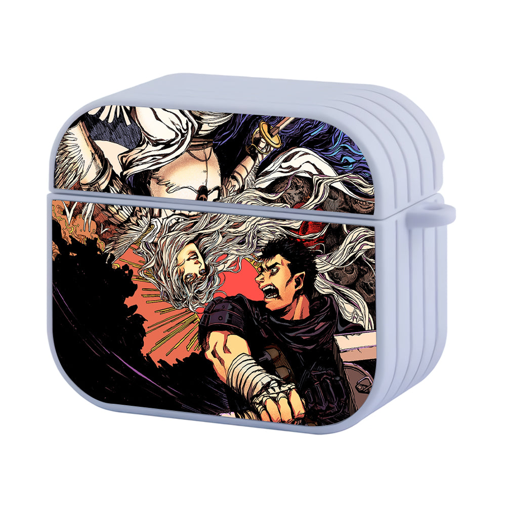 Berserk Guts and Griffith Hard Plastic Case Cover For Apple Airpods 3