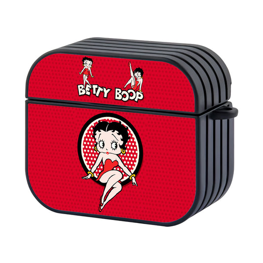 Betty Boop Red Dot Hard Plastic Case Cover For Apple AirPods 4 - AirPod Case - Altracase