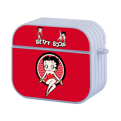 Betty Boop Red Dot Hard Plastic Case Cover For Apple Airpods 3