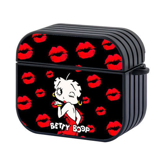 Betty Boop Red Lips Hard Plastic Case Cover For Apple AirPods 4 - AirPod Case - Altracase