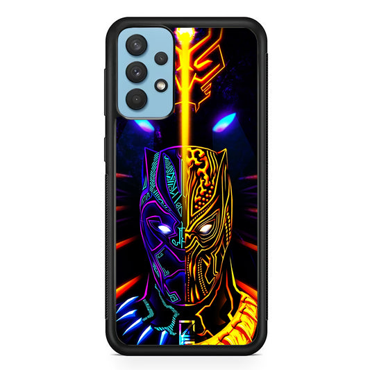 Black Panther And Golden Jaguar Samsung Galaxy A32 Case