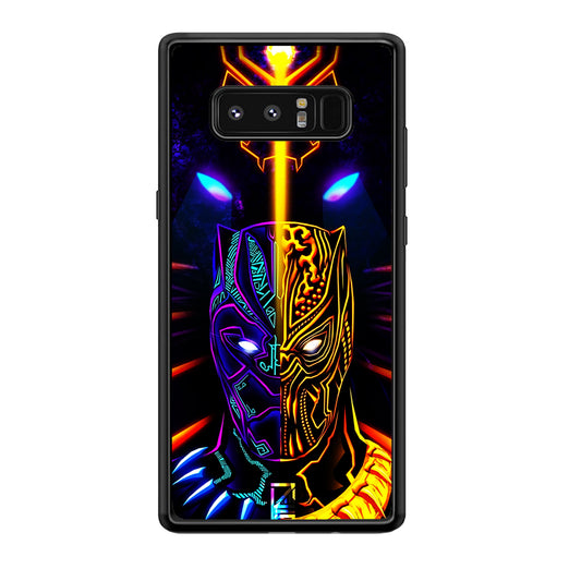 Black Panther And Golden Jaguar Samsung Galaxy Note 8 Case