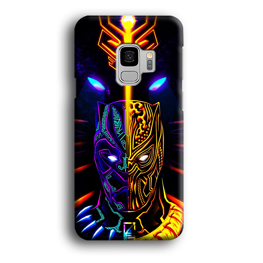 Black Panther And Golden Jaguar Samsung Galaxy S9 Case