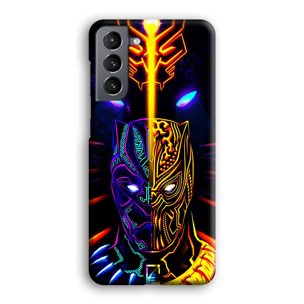 Black Panther And Golden Jaguar Samsung Galaxy S23 Case