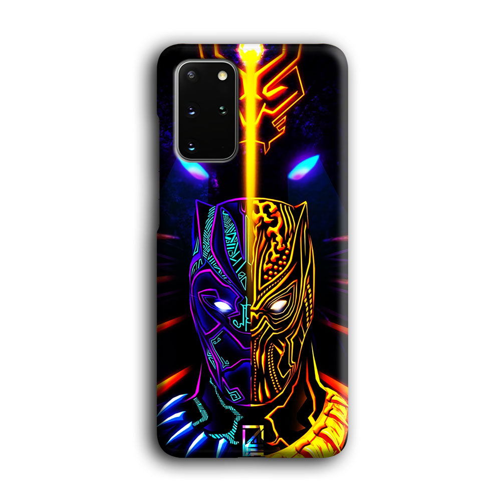 Black Panther And Golden Jaguar Samsung Galaxy S20 Plus Case