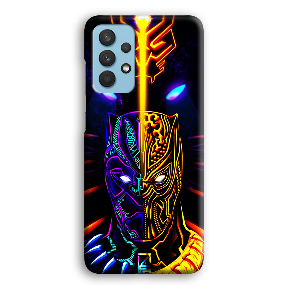 Black Panther And Golden Jaguar Samsung Galaxy A32 Case