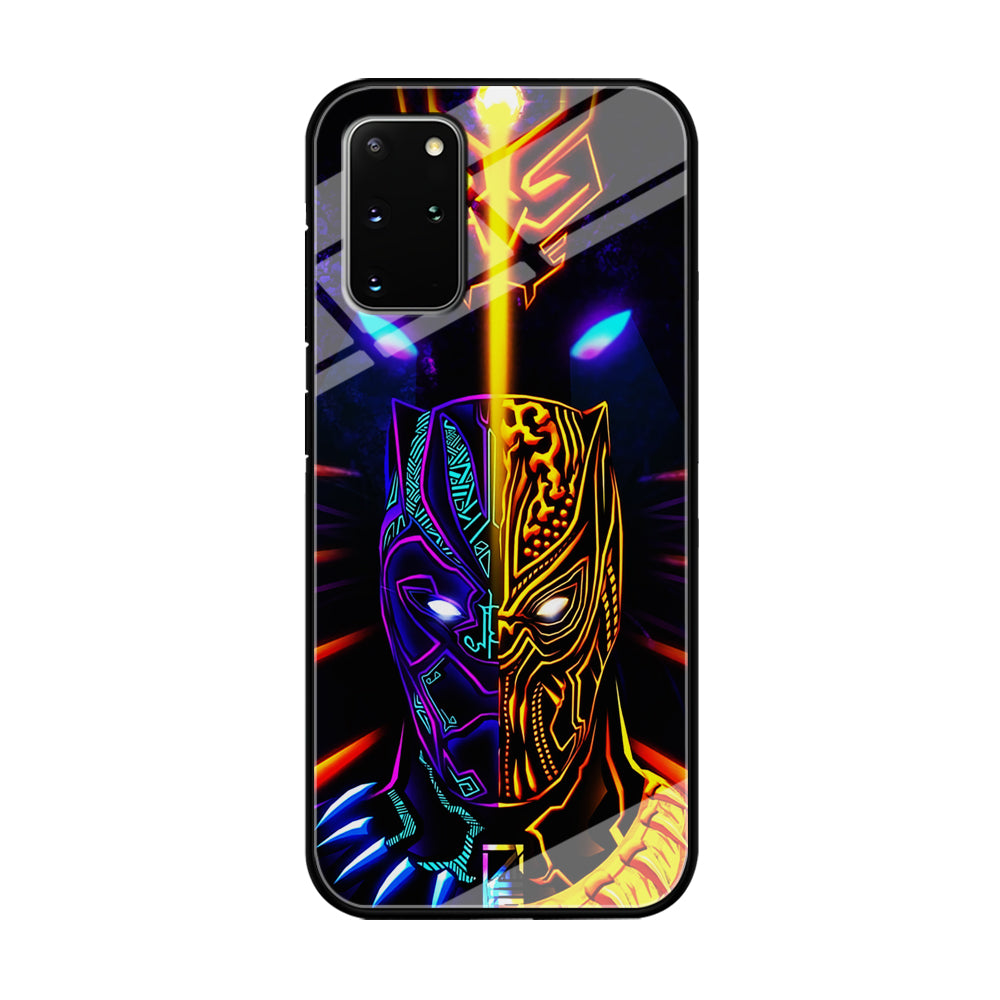 Black Panther And Golden Jaguar Samsung Galaxy S20 Plus Case