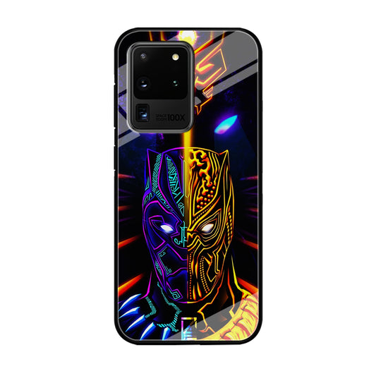 Black Panther And Golden Jaguar Samsung Galaxy S21 Ultra Case