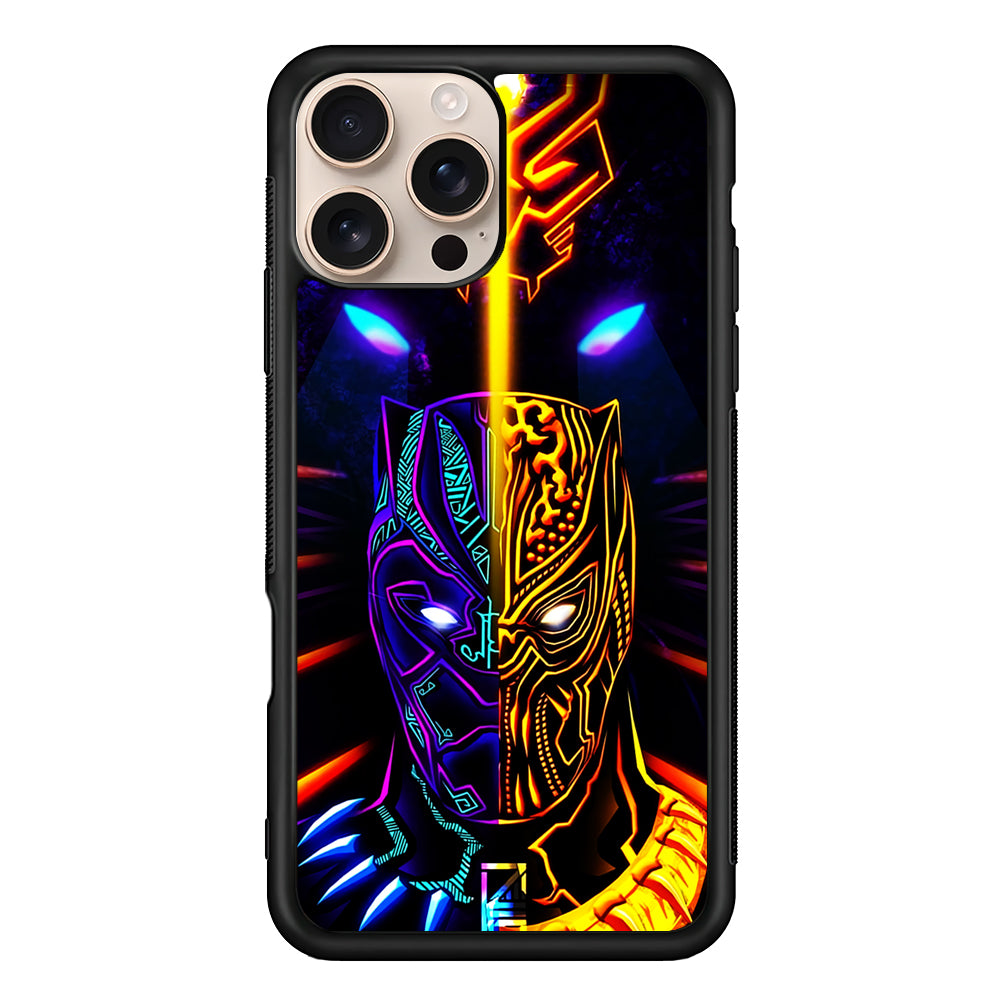 Black Panther And Golden Jaguar iPhone 16 Pro Case - Altracase