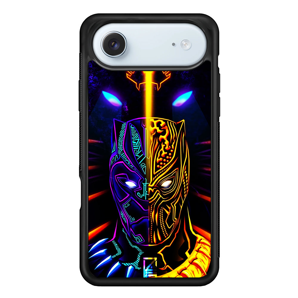 Black Panther And Golden Jaguar iPhone 17 Air Case - Altracase