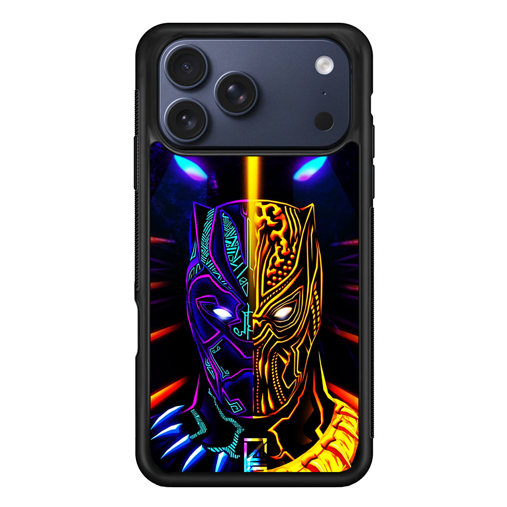 Black Panther And Golden Jaguar iPhone 17 Pro Case - Altracase