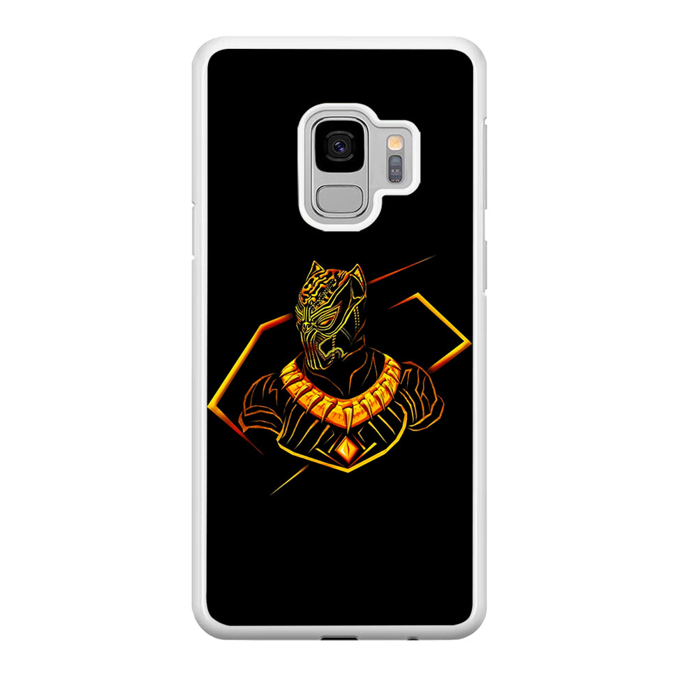 Black Panther Golden Art Samsung Galaxy S9 Case