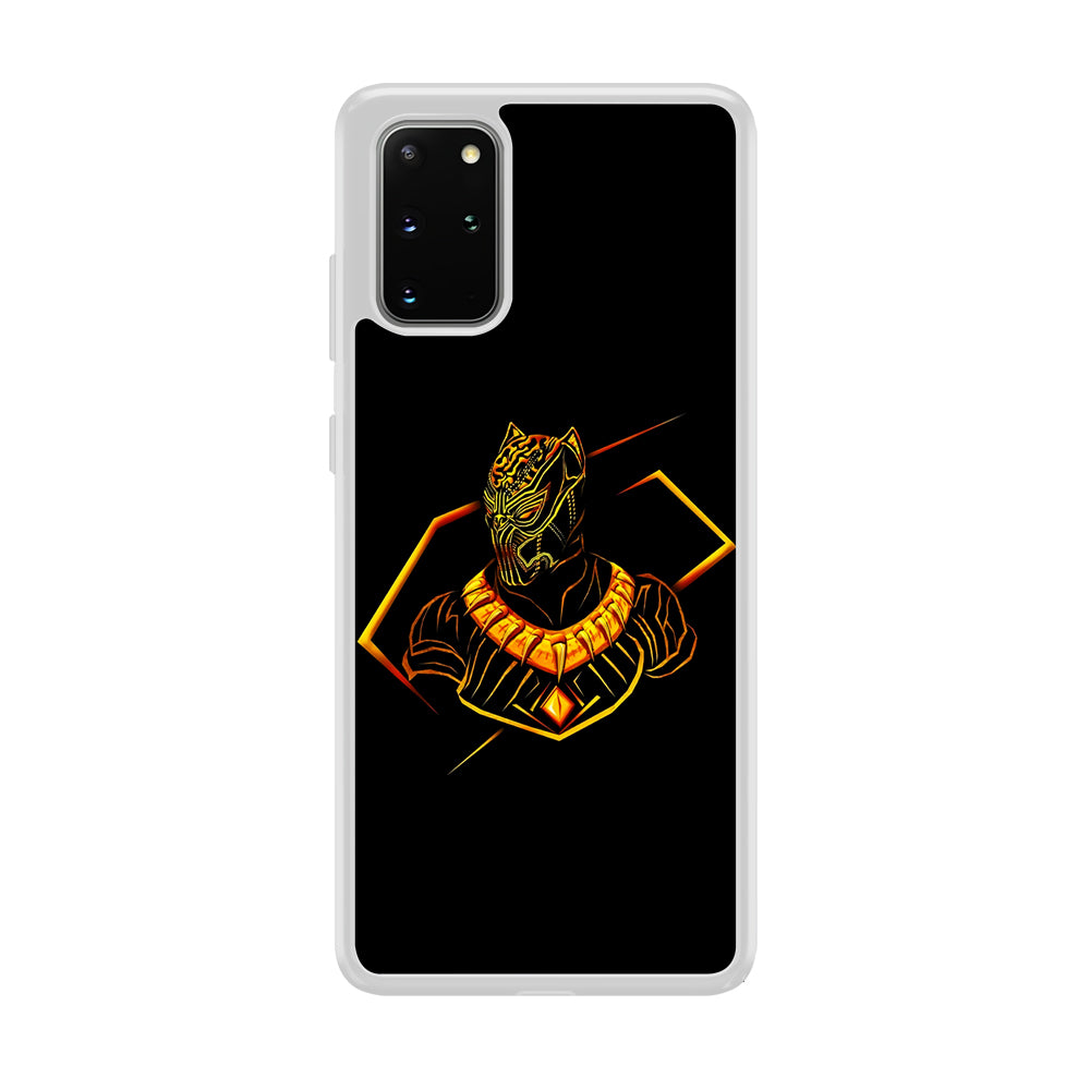 Black Panther Golden Art Samsung Galaxy S20 Plus Case