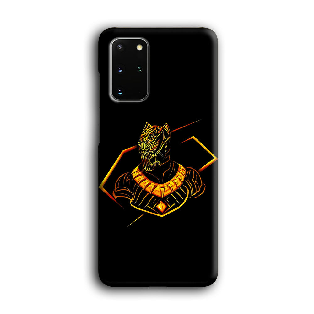 Black Panther Golden Art Samsung Galaxy S20 Plus Case