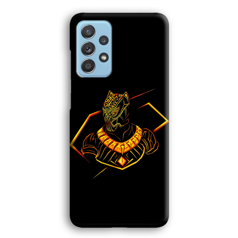 Black Panther Golden Art Samsung Galaxy A72 Case