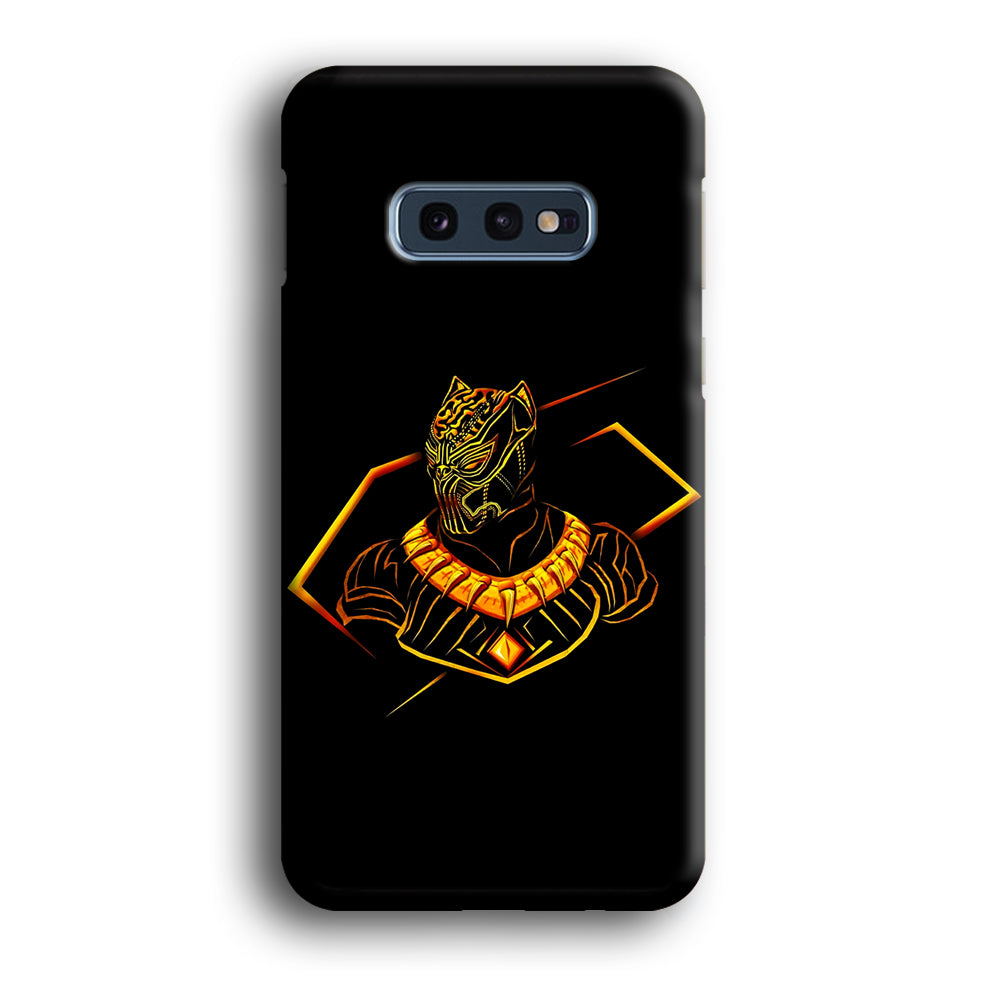 Black Panther Golden Art Samsung Galaxy S10E Case