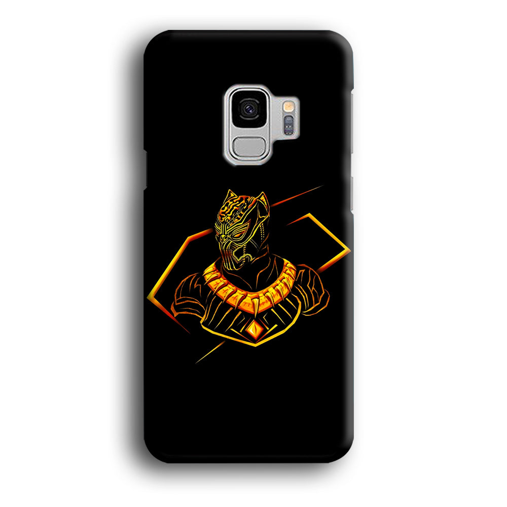 Black Panther Golden Art Samsung Galaxy S9 Case