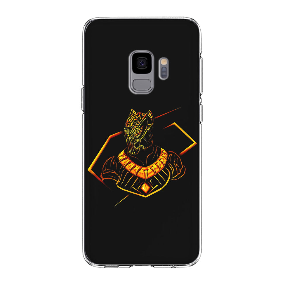 Black Panther Golden Art Samsung Galaxy S9 Case