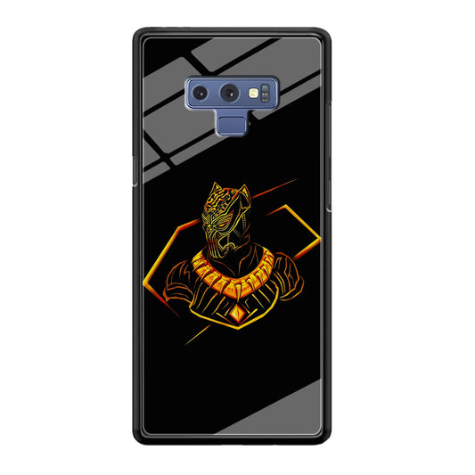 Black Panther Golden Art Samsung Galaxy Note 9 Case
