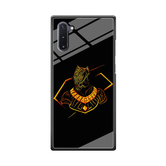 Black Panther Golden Art Samsung Galaxy Note 10 Case