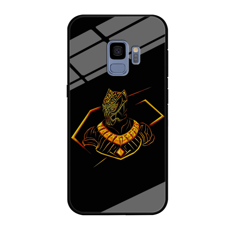 Black Panther Golden Art Samsung Galaxy S9 Case