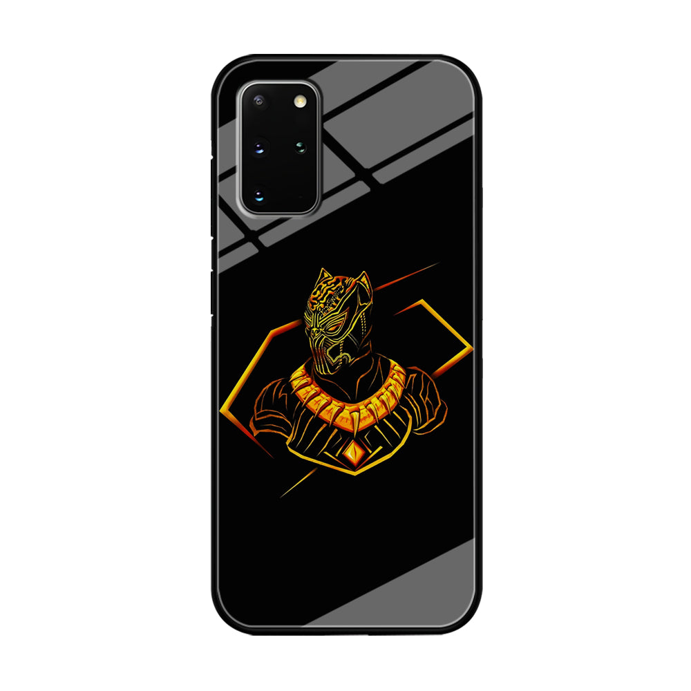 Black Panther Golden Art Samsung Galaxy S20 Plus Case