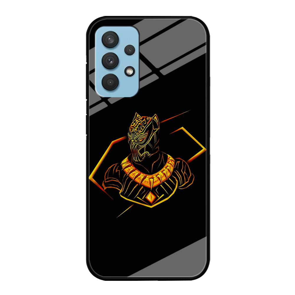 Black Panther Golden Art Samsung Galaxy A32 Case